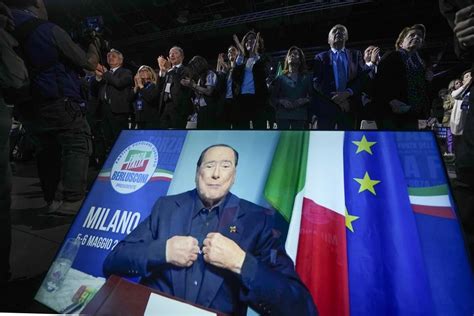 Hospitalized Berlusconi makes first public statements